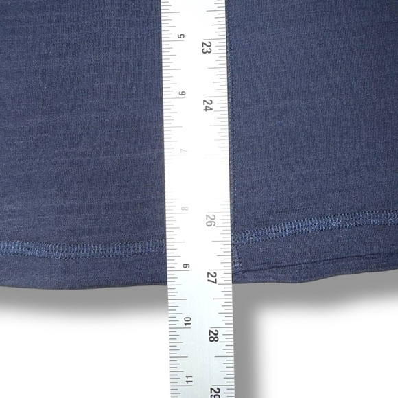 TALBOTS T by Talbots Scoop Neck Tee - Navy 1X - Picture 6 of 10